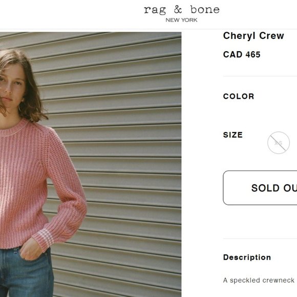 ❌SOLD❌ rag & bone Cheryl Crew Neck Sweater - Picture 14 of 14